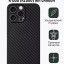 Накладка для iPhone 15 Pro K-Doo Air Carbon пластик черная
