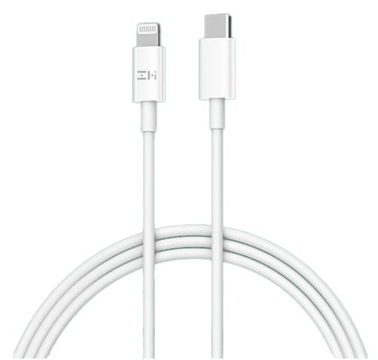 Кабель для быстрой зарядки Apple ZMI - Type-C на Lightning 1.5м, белый