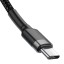 Usb Кабель-зарядка TYPE-C на TYPE-C Baseus Cafule PD2.0, 1м, 60w серо-черный