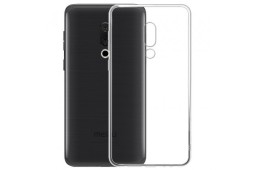 Чехол-накладка силикон 0.5мм Meizu 15 Plus прозрачный