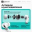 Беспроводные наушники с дисплеем Borofone Display BW BT5.4/4ч белые