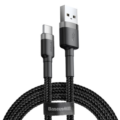 Usb Кабель-зарядка TYPE-C Baseus Cafule 50см (CATKLF-AG1) чёрный