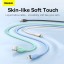 Usb Кабель-зарядка Lightning Baseus Silica Gel 2.4A 1.2м черный
