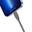 Usb Кабель-зарядка Lightning Baseus Silica Gel 2.4A 1.2м черный