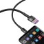 Usb Кабель для скоростной зарядки TYPE-C Baseus Cafule 5A 40W 1м  черный