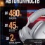 Стереонаушники Bluetooth полноразмерные Hoco Air Music Light W35 V5.3/40ч белый