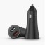 Автомобильное зар. устр. Xiaomi Xiaomi Mi Car Charger 37W 2USB GDS4147GL/CC06ZM черное