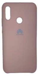 Накладка для Huawei P Smart (2019)/Honor 10 Lite Silicone cover пудро