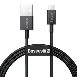 Usb Кабель-зарядка Micro Baseus Superior CAMYS 2.1A - 2м - черный