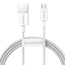Usb Кабель-зарядка Micro Baseus Superior CAMYS 2.1A - 2м - белый