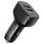 Автомобильное зарядное устройство Hoco 2USB/2C PD QC3.0 72W NZ11 черное