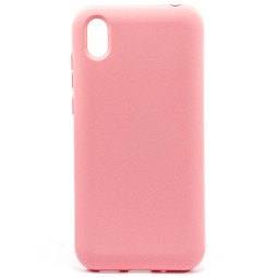 Накладка для Huawei Y5 Prime (2019)/Honor 8S Silicone cover розовая