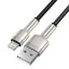 Usb Кабель-зарядка Lightning Baseus Metal 2м черный