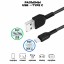 Usb Кабель для зарядки Type-C Hoco X20 Flash 2.4A 2м силиконовый черный