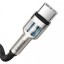 Кабель-зарядка Type-C на Type-C Baseus Cafule Metal 100W 1м CATJK-C01 черный