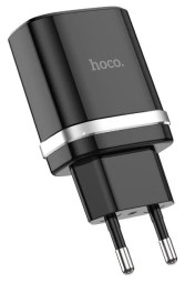 Сетевое зарядное устройство с быстрой зарядкой Hoco C12Q 2.4A , черный