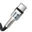 Кабель-зарядка Type-C на Type-C Baseus Cafule Metal 100W 2м CATJK-D01 чёрный