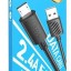 Usb Кабель-зарядка Micro Hoco X88 Cool 2.4A 1м силиконовый чёрный
