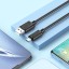 Usb Кабель-зарядка Micro Hoco X88 Cool 2.4A 1м силиконовый чёрный