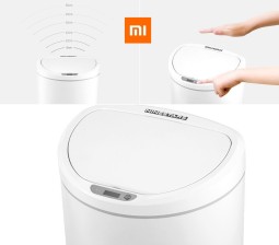 Умное мусорное ведро Xiaomi Ninestars STC 10л ) белое