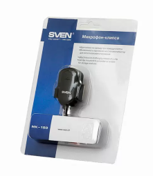 Микрофон петличный SVEN MK-150 3.5AUX черный
