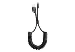 Usb Кабель-зарядка Lightning Baseus Elastic витой кабель, 2A, 1м, черный.