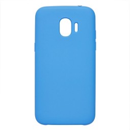 Накладка для Samsung Galaxy A5 (2018)/A8 (2018) Silicone cover голубая