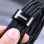 Кабель-зарядка Type-C на Type-C Baseus Cafule PD2.0 100W 2м (CATKLF-ALG1) черный