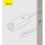 Переходник - для макбука - для ноутбука - Baseus Lite series Type-C на патч-корд кабель RJ45 белый 