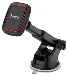 Магнитный держатель в автомобиль на торпеду Hoco CA42, на торпеду/на стекло, черный