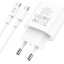 Сетевое зарядное устройство Hoco 94A с шнуром Type-C на Type-C 1C - 20W - белое