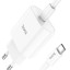 Сетевое зарядное устройство Hoco 94A с шнуром Type-C на Type-C 1C - 20W - белое