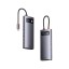USB-C хаб Baseus Metal Gleam 5в1 3USB/HDMI/USB-C (WKWG020013) серый