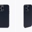 Накладка для iPhone 15 Pro Max KDoo - кожаная черная - Премиум серия