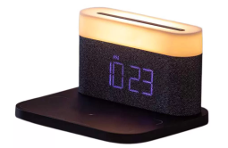 Ночник с часами Xiaomi Youpin VFZ для беспроводной зарядки C-WCLL-C02 черный
