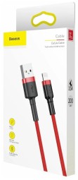 Usb Кабель-зарядка Lightning Baseus 1.5A 2м CALKLF-C09 красный