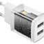 Зарядный блок для смартфона Baseus Compact 10.5W, 2хUSB, белое