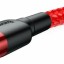 Usb Кабель-зарядка Lightning Baseus Cafule 3м (CALKLF-R09), в тканевой оплетке, красный