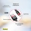 Usb Кабель-зарядка Lightning Baseus Cafule 3м (CALKLF-R09), в тканевой оплетке, красный