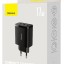 Сетевое зарядное устройство Baseus Compact 17W 3-порта 3хUSB, черное, быстрая зарядка.