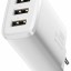 Сетевое зарядное устройство Baseus Compact 17W, 3USB-порта, белое