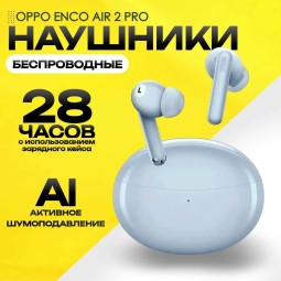 Беспроводные наушники с активным шумоподавлением OPPO Air 2 Pro Enco серые