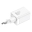 Зарядный блок для смартфонов Baseus Super Si Quick Charger 2 порта 1USB/1C 30W EU, белое
