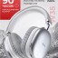 Стереонаушники Bluetooth полноразмерные Hoco W35 Max V5.3/45ч серебристые