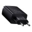 Зарядный блок 3в1 с быстрой зарядкой Baseus Super Si Quick Charger 2USB/1C 30W, черное, EU