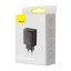 Зарядный блок 3в1 с быстрой зарядкой Baseus Super Si Quick Charger 2USB/1C 30W, черное, EU