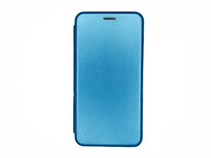 Чехол-книжка Samsung Galaxy Note 10 Fashion Case кожаная боковая голубая