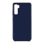 Накладка для Huawei Honor 30S Silicone cover синяя