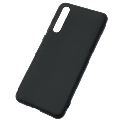 Чехол-накладка для Huawei P20 Pro силикон матовый чёрный