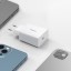 Сетевое зарядное устройство с Type C, скоростная зарядка Baseus Speed Mini 1C 3A/20W, белое